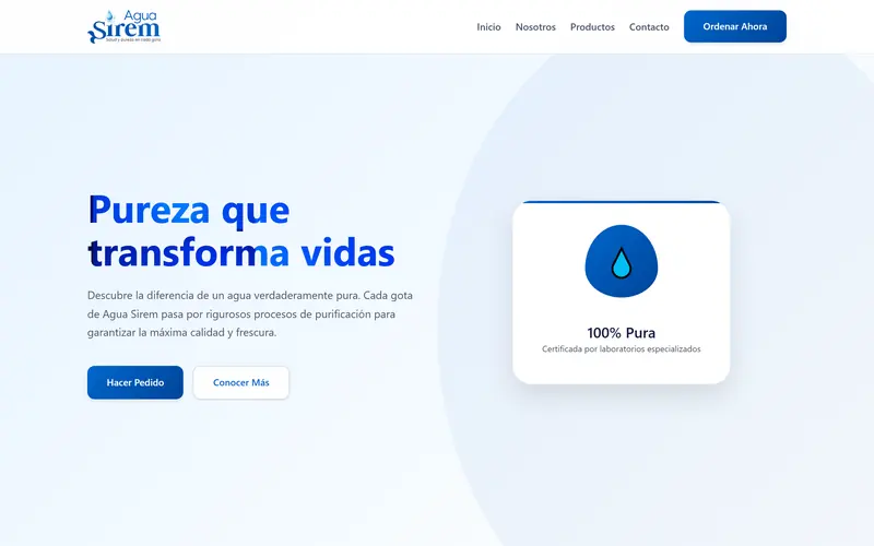 Captura de aguasirem.com