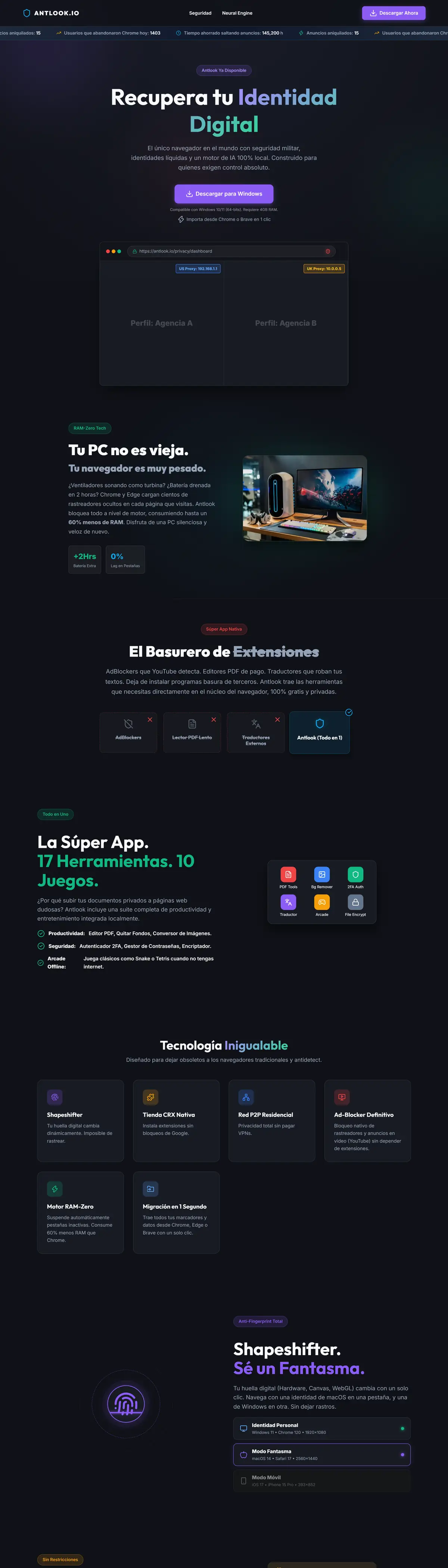 Captura de antlook.io